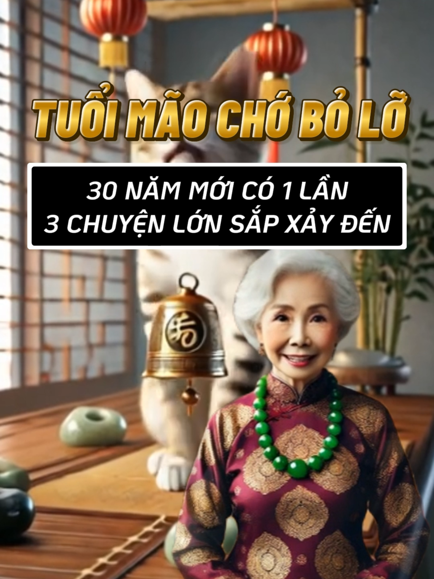30 Năm mới có một lần, người Tuổi Mão chớ bỏ lỡ #tuvi #tuvisomenh #tuvi12congiap #12congiap #phongthuy #phongthuytamlinh #tuoimao #mocungtailoc