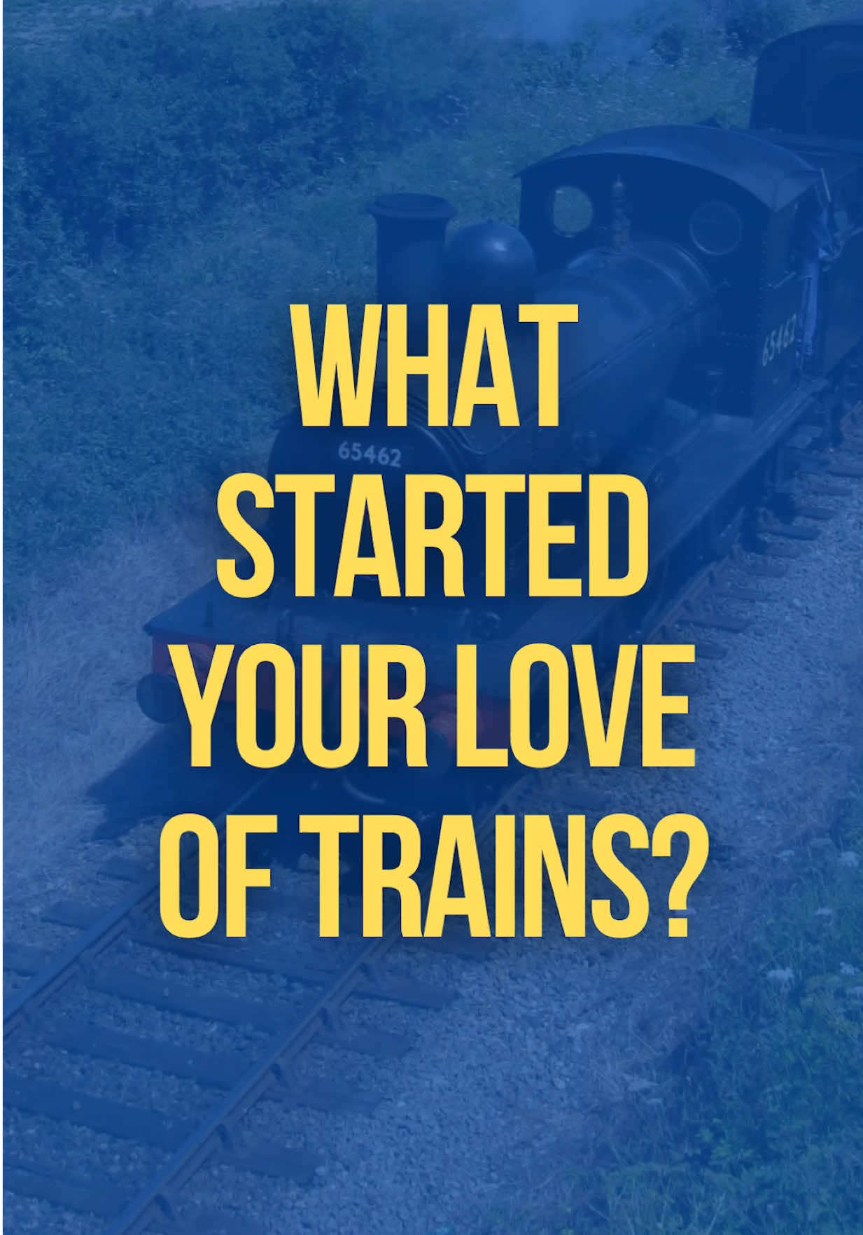 What started *your* love of trains and railways? Would love to read your stories in the comments ❤️🚂 #train #trains #loco #locomotive #Steam 