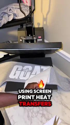 How To Brand Faith Based Jogger Pants With 2 Prints For Less Than $6 Using Screen Print Heat Transfers! #heattransfer #joggerpants #customapparel #heatpress #customprinting 