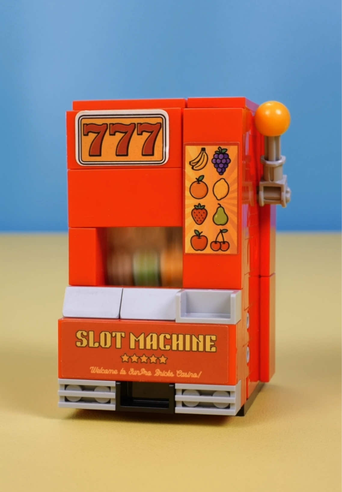 Building a LEGO slot machine! #lego #legomoc #fidget #slotmachine 