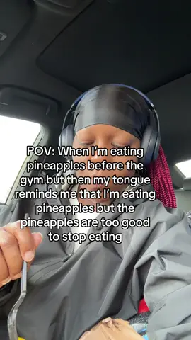 So I just continue to eat more pineapples🤷🏾‍♀️😂