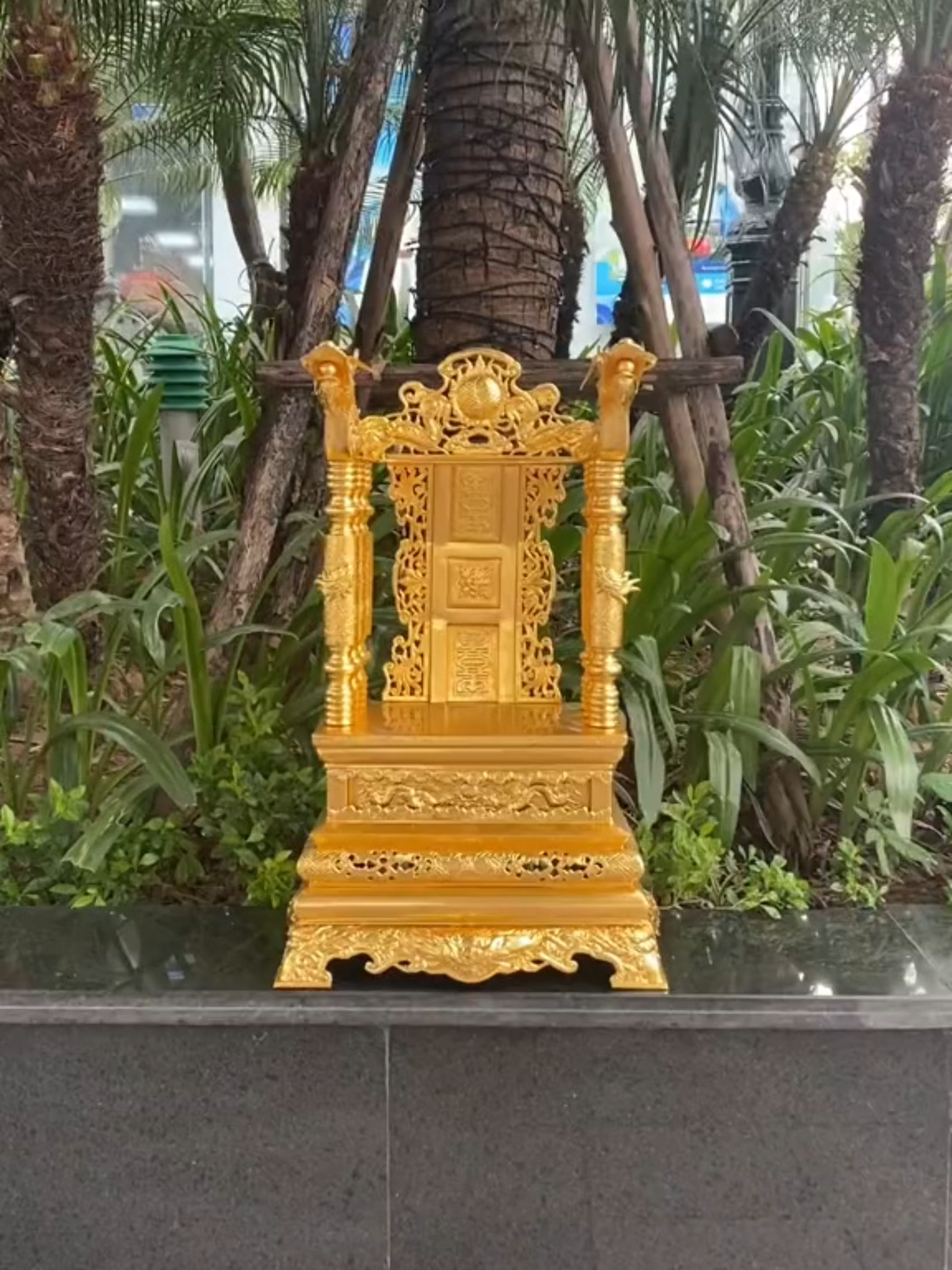 Ngai thờ bằng đồng cattut 61cm dát vàng 24k bền đẹp | Đồ Đồng Tường Phát  #Đồđồngtườngphát #đồngcattut #datvàng24k #ngaithờbằngđồng