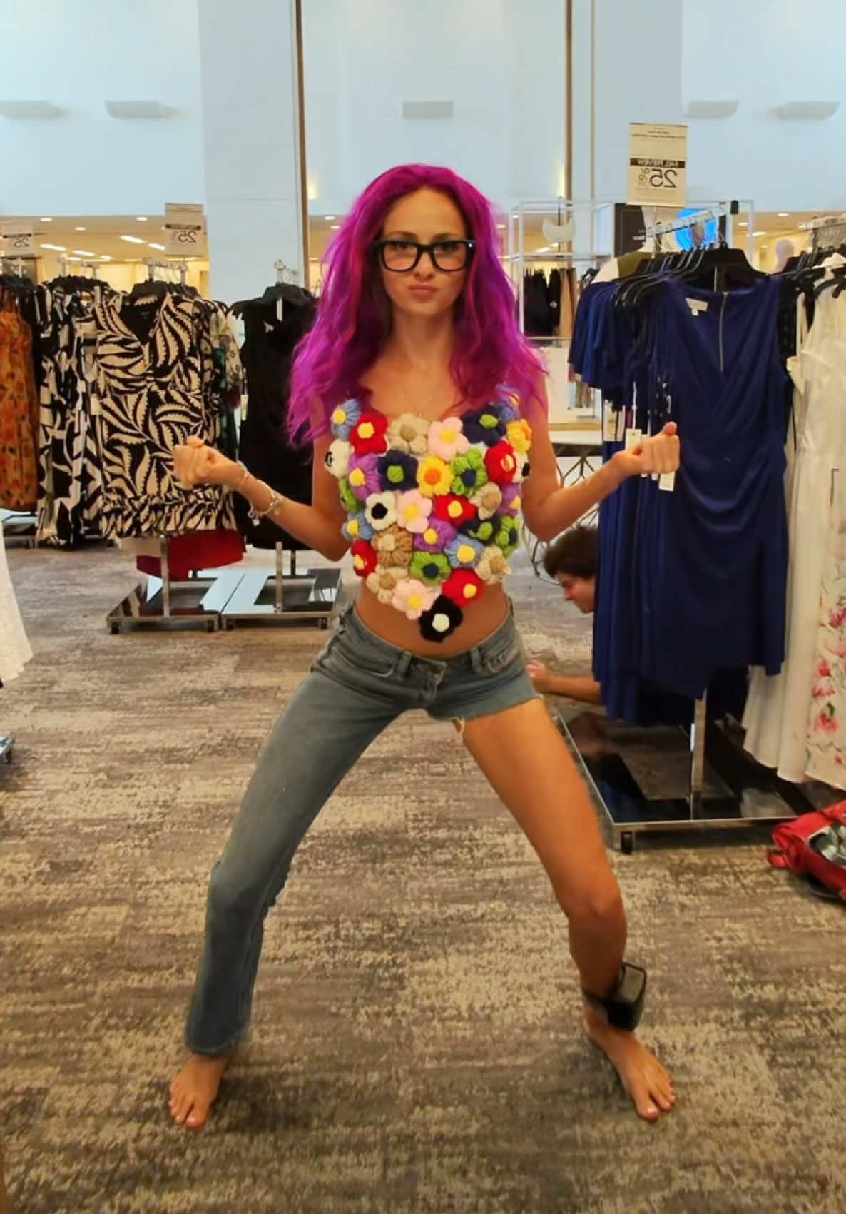 the worker tried getting me arrested at the end… #fyp #nataliereynolds 