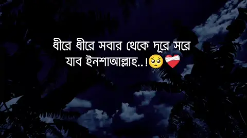 ধীরে ধীরে সবার থেকে দূরে সরে যাব ইনশাআল্লাহ..! 🥺❤️‍🩹 #foryourpage #vairalvideo  #unfrezzmyaccoun  #creatorsearchinsights 