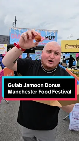 Fresh Gulab Jamoon Donus Manchester Food Festival 😍#g#gulabjamunp#pakistanih#halalfoodd#dessert