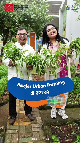Hai Keluarga Jakarta 👋🏻 Di RPTRA bisa belajar urban farming loh! Yuk main ke RPTRA di sekitarmu! #urbanfarming #jelajahrptra #rptra #dppappdki #dkijakarta