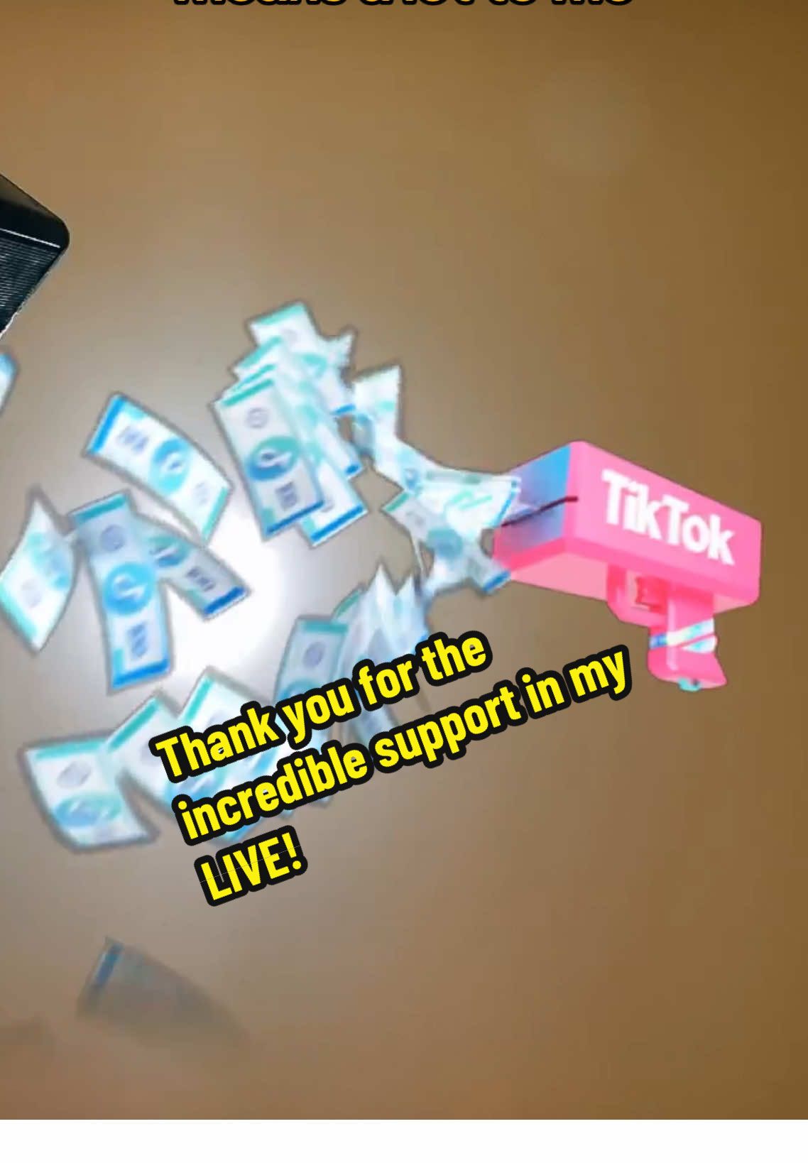 ProTech Guardian, thank you for the incredible support in my LIVE! I will keep creating better LIVE content!@ProTech Guardian #tiktoklive #livehighlights #livegift #moneygun #tiktoklivefastestrapper 