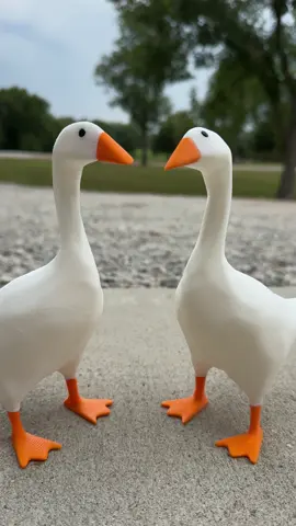 🏆 Employee of the Month: Desk Goose 🏆 Position: Chief Honk Officer Standing 7 inches tall, but carrying a honk big enough to run the whole office. 🪿💼 He/she also has a fun little magnet under its beak to hold fun things #3dprinting #goose #fyp #viral #3d 