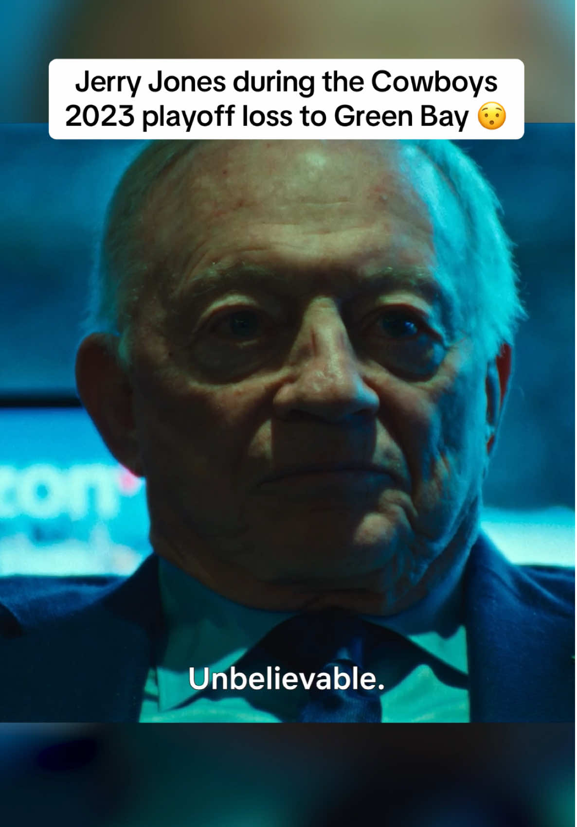 “This loss hurt us, in every way, more than any one we’ve ever had.”  Jerry Jones during the Dallas Cowboys’ 2023 playoff loss to the Packers, where they were down 48-16 in the fourth quarter 😯 📺 America’s Team: The Gambler and His Cowboys is now playing. #DallasCowboys #NFL #Packers #GreenBayPackers