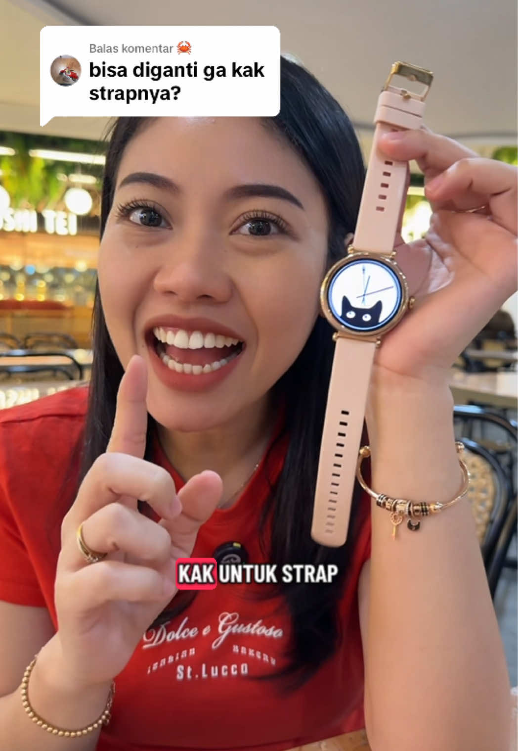 Membalas @🦀 Bisa di ganti ganti strap yaa kak untuk Jam tangan Olike FL 01 ini 🥰🥰