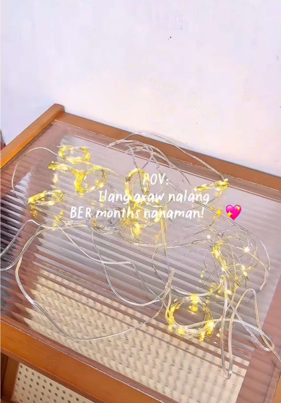 Grabe ilang araw nanaman nga at BER months na, nakapag lagay na din ba kayo ng mga palamuti sa mga bahay nyo? Kung hindi pa check nyo din to very affordable lang ✨🥰 #christmaslight #bermonths #lights #decoration 
