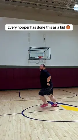 Every hooper has done this as a kid 🏀 Follow for more  #hooper #childhood #kid #basketball #fyp 