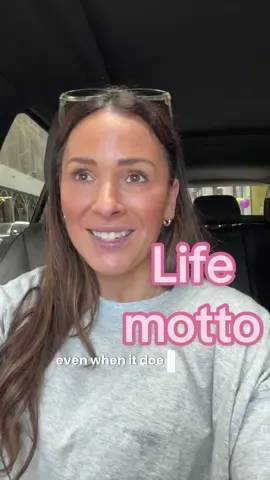 The motto I swear by and live my life by! I hope this finds someone who needs it today 🫶🏼 #lifemotivation #motto #wordstoliveby #inspiration #motivationalmessage 