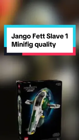 LEGO. STAR WARS. JANGO FETT Looking at the minifigure quality of the Lego Star Wars UCS Jango Fett slave 1. Are you buying this set? #lego #legostarwars #starwarslego 