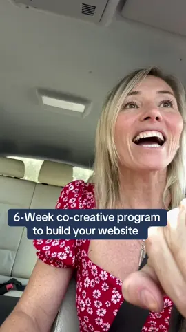 The 6-Week-Co-creative Website (Wordpress) #fulfillingwork #womenover40 #whatsnext #mompreneurs #nextchapter 