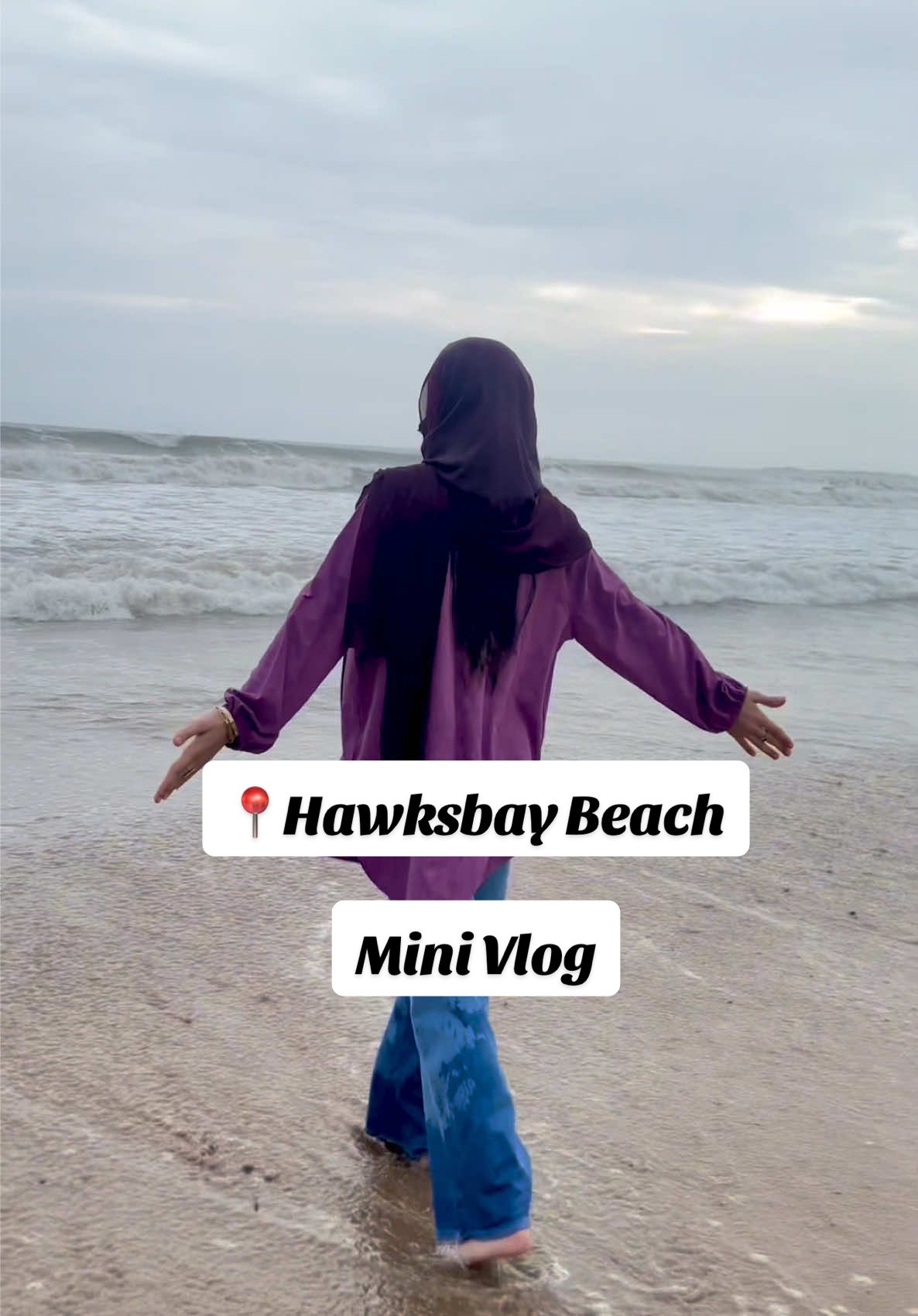 Beach mai Gari phas Gayi🤣#foryoupage #minivlogseries #HawksbayBeach #Fypシ゚viral #OwnVoice 