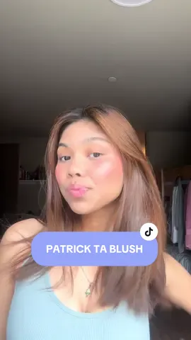 let’s do a first impression and a wear test of @Patrick Ta Beauty ‘s blush ✨ lmk what are the things i can do to avoid those patchy and powdery shenanigans with the blush 🥹 #fyp #makeup #patrickta #blush #usa 