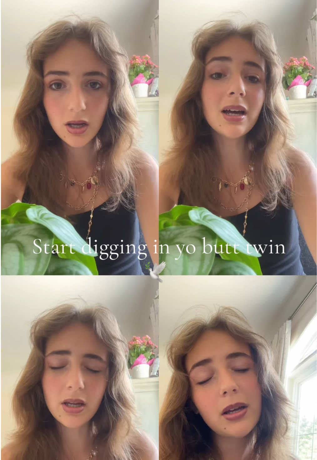 Start digging in yo butt twinnnn 🕊️ #harmonize #sing #singing #song #brainrot 