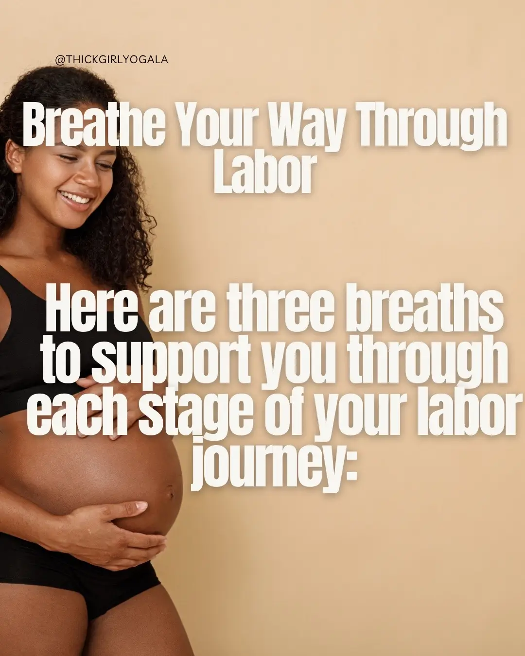 Remember to practice these techniques before labor begins so you can use them effectively when the time comes.  #birthbreathing #laboranddelivery #pranayama #yogidoula #pregnancy 