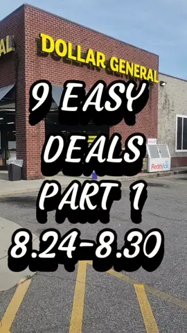 9 Easy Dollar General Deals : (Part 1 )8.24-8.30🛒🛍 Hit The ❤️Button #dollargeneralcouponing #dollargeneral #dgclearancefinds #dollargeeraldeals #couponersoftiktoc