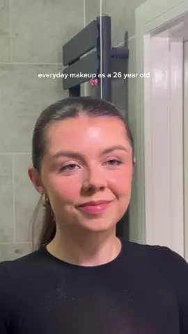 everyday makeup as a 26 year old🎀 #makeup #grwm #everydaymakeup  products  @NARS Cosmetics Natural Radiant Longwear Foundation @REFY Cream Bronzer & Cream Blush  @Soap & Glory Love at First Blush Glow Powder & Solar Powder Glow Bronzer & Thick & Fast Super Volume Mascara @Huda Beauty Easy Bake Loose Powder Pound Cake