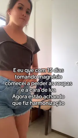 Agora tenho que comprar roupas novas 😮‍💨 #magnesio #harmonizacao #beleza #cortisol #emagrecer 