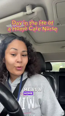 Day in the life of a Home Care Nurse #nurselife #nursetok #nurse 