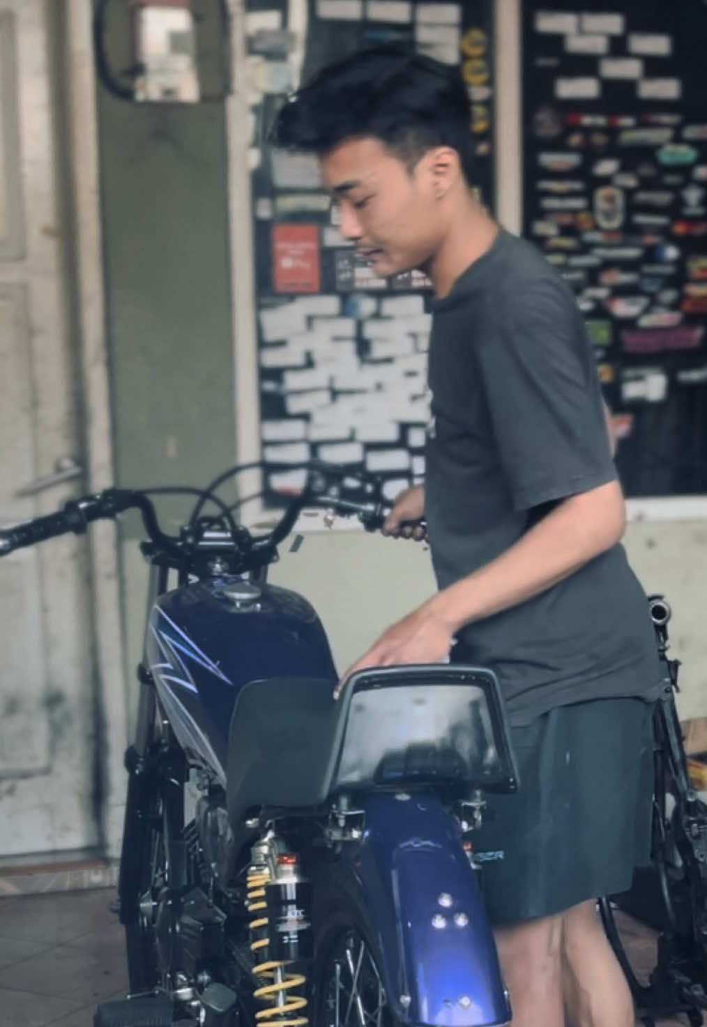 Boban c39 dipagi hari 🗿 @Boban.knalpot.official #upi135cc #rxking #2tak 