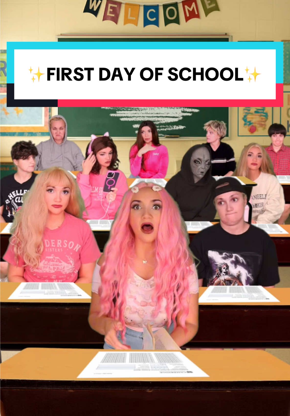 ✨First Day of School✨ #parody #comedy #school #tiktok