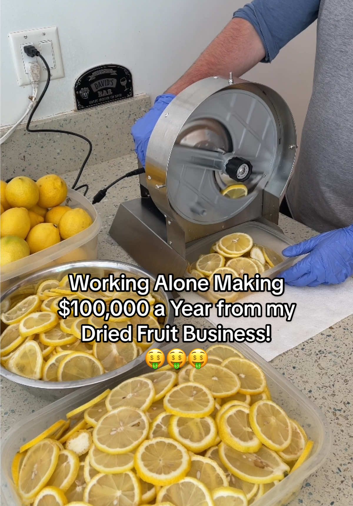 What I do 40 Hours a Week to Make $100,000 a Year (Working ALONE!) 🤑 #gettingrich #entrepreneur #fyp #watchmework #fruitcutting 