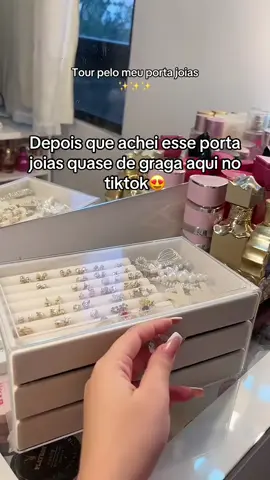 Porta joias  #portajoias #tiktokshop #casa 