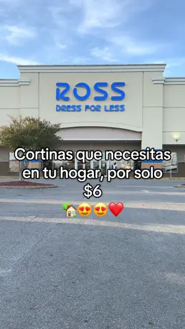 Cortinas para tu hogar por $6😍😍❤️ #ross #rossdressforless #cortinas #shopping 