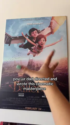 shoutout my dad for not giving me a role in this damn movie #leap #ballerina #felicity #movie #director