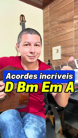 Esses ACORDES são uma OBRA DE ARTE. no VIOLÃO: D Bm Em A #violao  #violão 
