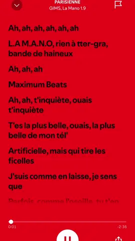 PARISIENNE - GIMS , La Mano 1.9 // FULL SONG