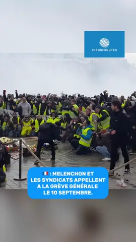 🇫🇷 : Les syndicats, les étudiants ou encore Mélenchon apportent leur soutien au mouvement du 10 septembre pour bloquer la France contre les décisions de François Bayrou sur la suppression de 2 jours fériés ou le gel des prestations sociales.