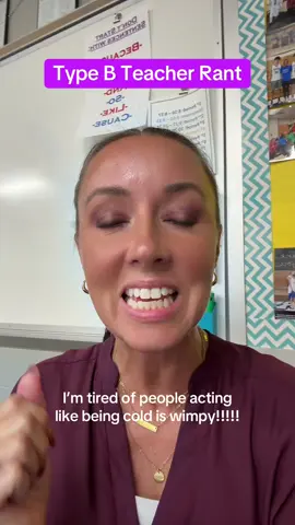 Ifkyk … #teachersoftiktok #teacher #highschool #typebteacher I’m tired of always being cold. I love summer. I hate winter. 