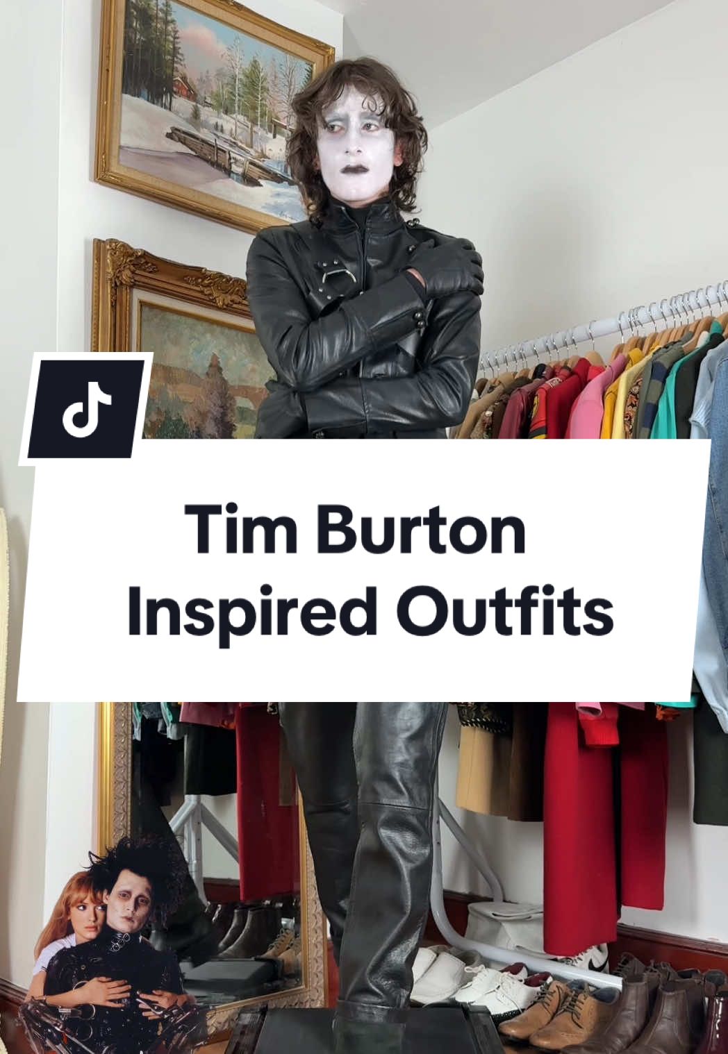 Tim Burton Inspired Outfits Pt.2  #TimBurton #edwardscissorhands #johnnydepp #inspiredoutfits #rhystrinder 