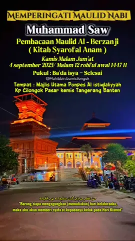 #Maulid acara.  #cilongokpasarkemis  #pyfツ 