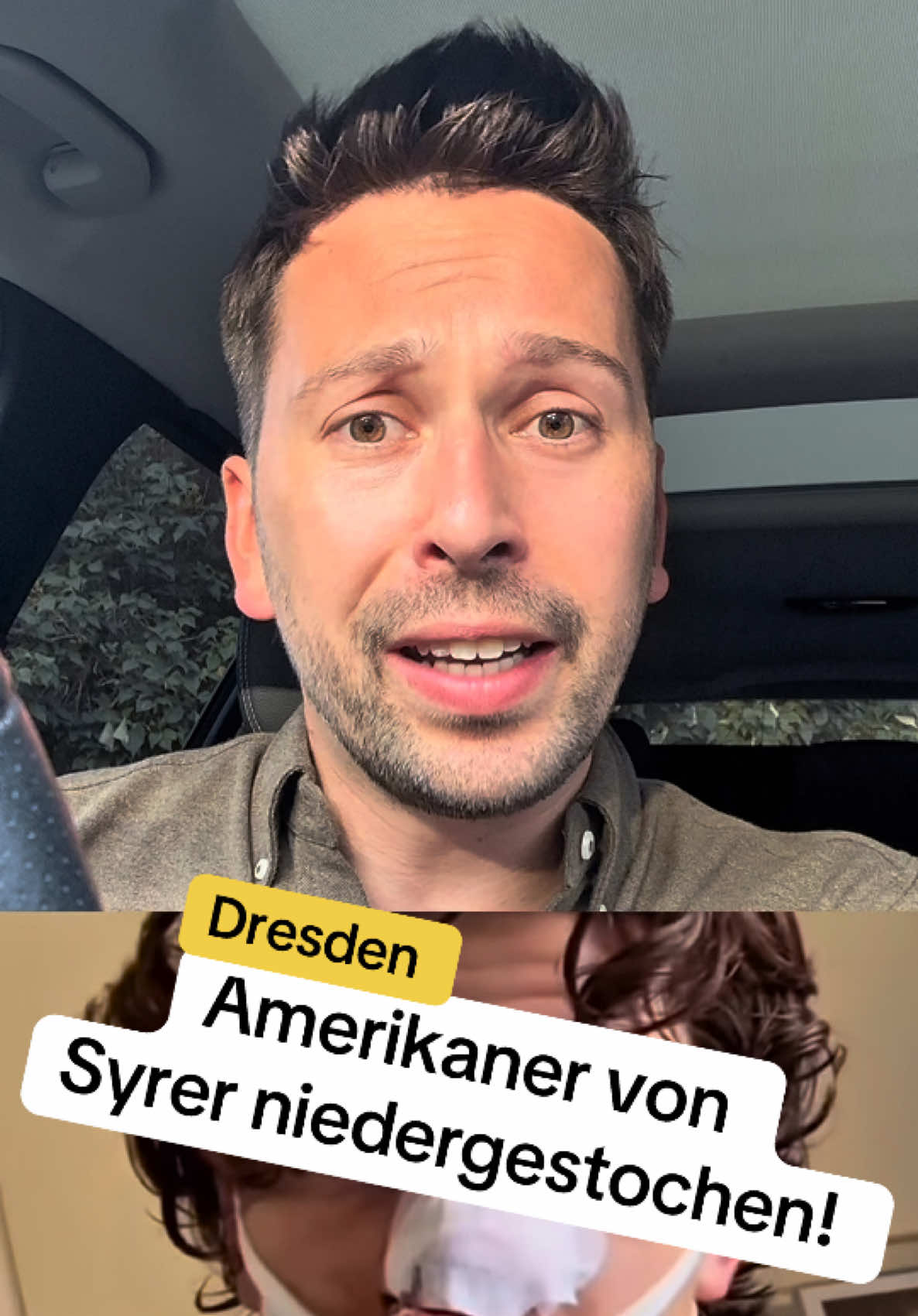 🚨 Messerangriff in Dresden! Ein 21-jähriger US-Amerikaner wollte Frauen in der Straßenbahn vor Belästigungen schützen – und wurde brutal mit dem Messer attackiert. 👉 Ein Syrer wurde kurzzeitig festgenommen – und wieder freigelassen. Der eigentliche Messerstecher ist noch auf der Flucht. Wie viele solcher Taten müssen noch passieren, bis Politik und Justiz endlich durchgreifen?