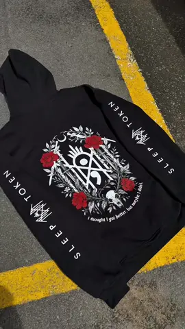 Let your hoodie speak the words you’re whispered at 2AM 🥹🖤🖤 #sleeptoken #sleeptokenworship #sleeptokeneveninarcadia #eveninarcadia #fyp 