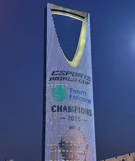الرياض تتزين بشعار فالكونز 💚💚🇸🇦 #فالكونز #السعودية #اكسبلور #كاس_العالم #fyp 