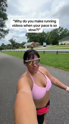 Where my slow runners at? My average pace is usually a 12. My fastest mile is 10 minutes. But we still getting er done ✔️ 