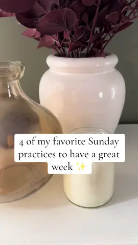 Your week reflects your Sunday energy. ✨ That’s why I always take time for practices that help me feel grounded, aligned, and magnetic. When you start your week with intention, everything flows differently — your energy, your focus, your opportunities. 🌸 Here are 4 of my favorite Sunday practices that shift my frequency and set me up for a great week. 💫 👉 Which one are you trying today? #SundayRoutine #ManifestationTips #EnergyAlignment #SpiritualGrowth #MindsetShift
