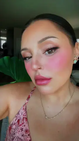 Tried a new makeup look today, bc tiktok told me to.. make me feel like it looks ok or I’ll manifest this song as your life. 😌