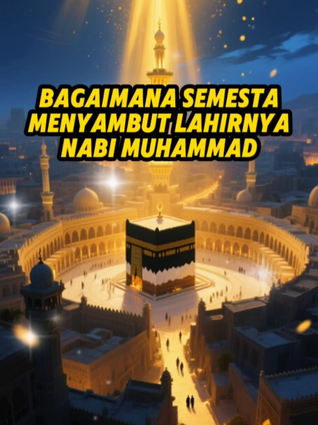Malam kelahiran Nabi Muhammad ﷺ bukanlah malam biasa. Cahaya terang memancar, berhala-berhala runtuh, istana Persia retak, dan api abadi padam. Semua itu hanyalah tanda bagaimana semesta menyambut kedatangan rahmat terbesar bagi alam semesta. Inilah kisah penuh keajaiban tentang malam agung yang mengubah jalannya sejarah manusia selamanya. #MaulidNabi #KelahiranRasulullah #TuntunanHidup #IslamicStory #KisahPenuhMakna 