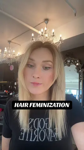 HAIR FEMINIZATION from a trans salon owner and stylist #trans #blonde #yyj #transownedbusiness #salon 
