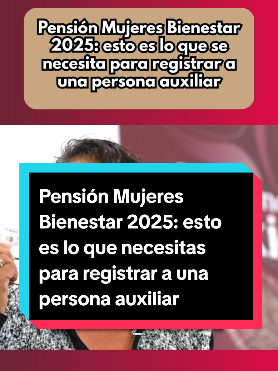 ¡ATENCIÓN MUJERES MAYORES DE 60 AÑOS Y FAMILIARES! 📢 Ya puedes registrar a una persona auxiliar para la Pensión Mujeres Bienestar 2025. 📝💰 Este paso es clave para quienes necesitan apoyo para cobrar su pensión o hacer trámites. ¿Sabes quién puede ser tu auxiliar? ¿Ya tienes tus documentos listos? 👉 ¡Checa los requisitos y no te quedes fuera! Toda la información está en el enlace de mi perfil. 🔗 Comenta “AUXILIAR” si te interesa, guarda este video y compártelo con quien lo necesite. 📲 #pensionmujeresbienestar #auxiliar #2025 #registro #mexico 