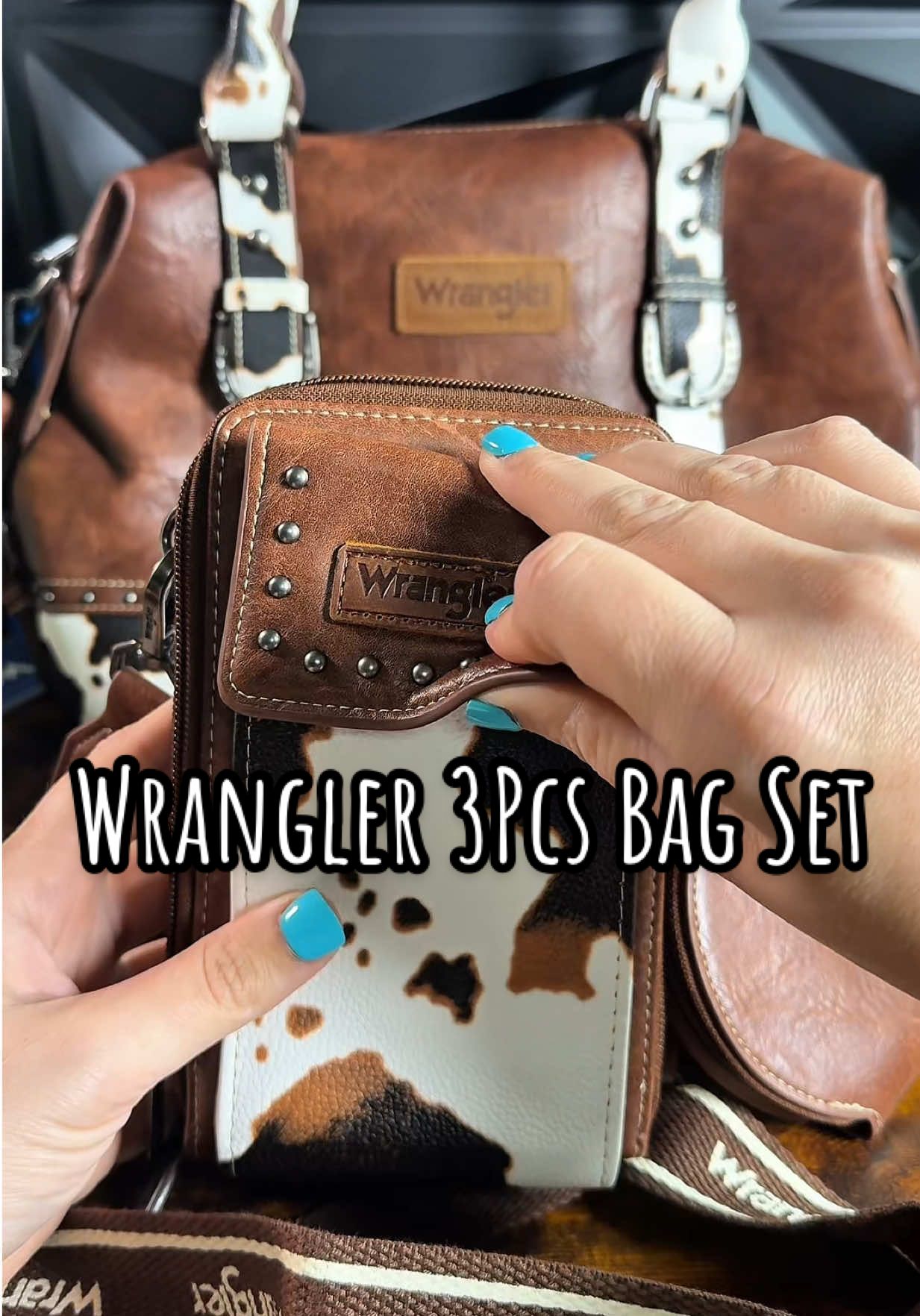 Wrangler 3Pcs Bag Sets #wrangler #purse #pursetok #handbag #tiktokshopcreatorfinds 