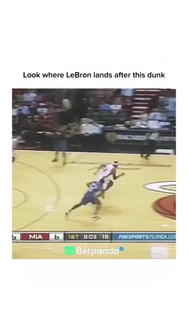 LeBron isn't human 😳 (h/t hofthrowbacks/IG) #NBA #basketball #lebron #lebronjames #lbj